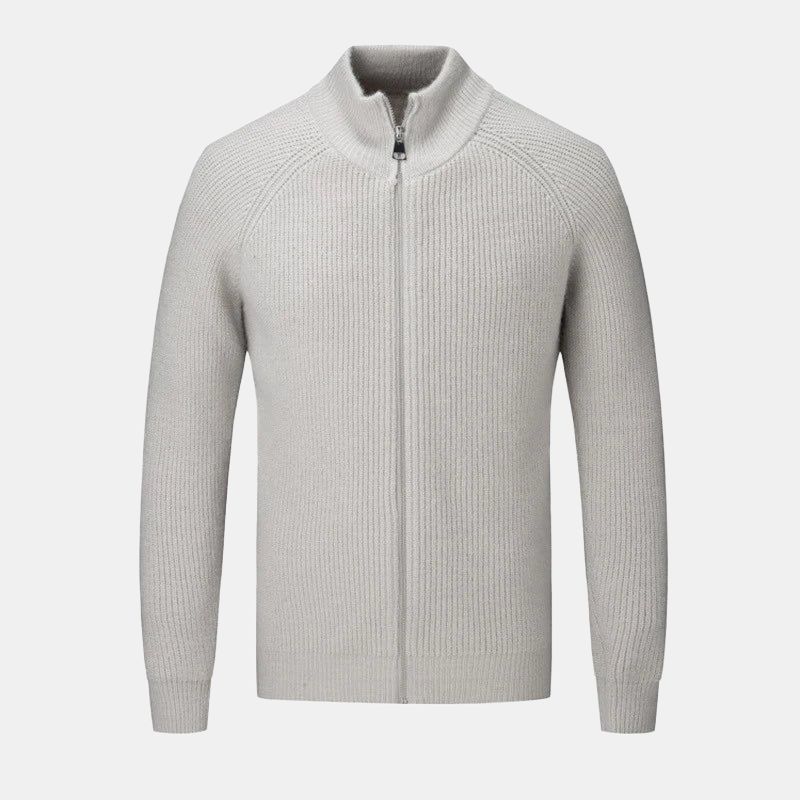 Men’s Cashy Cashmere Zip Sweater