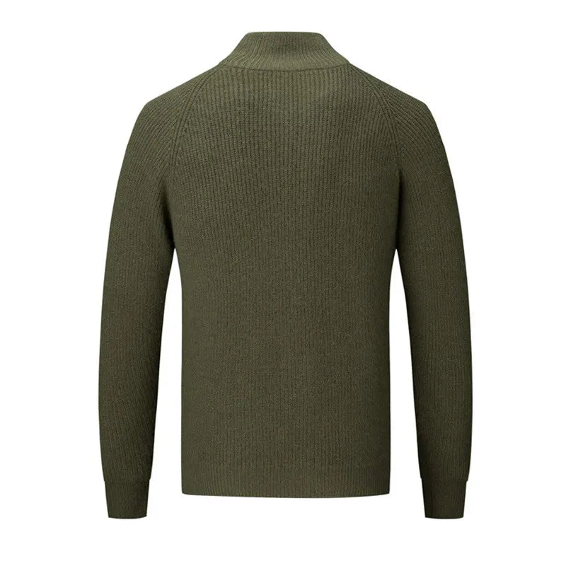 Men’s Cashy Cashmere Zip Sweater